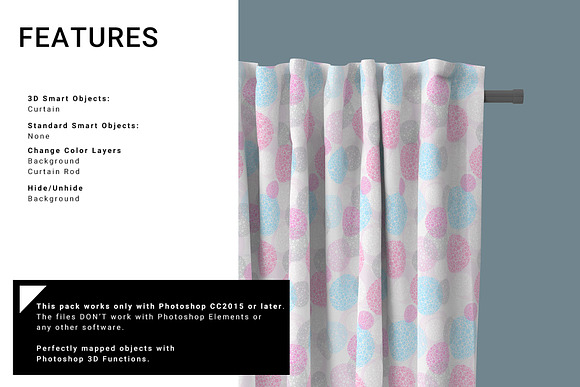 Curtains Close-up Bundle in Product Mockups - product preview 11