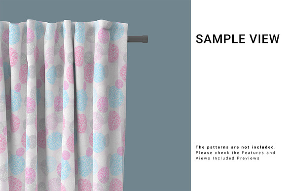 Curtains Close-up Bundle in Product Mockups - product preview 14