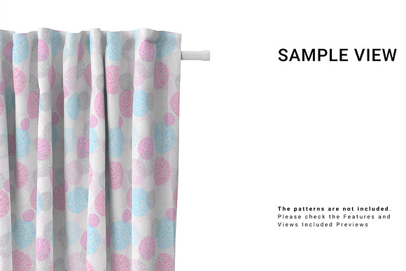 Curtains Close-up Bundle in Product Mockups - product preview 15