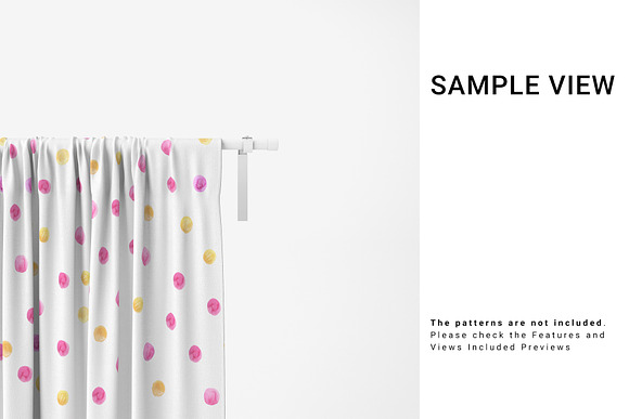 Curtains Close-up Bundle in Product Mockups - product preview 17