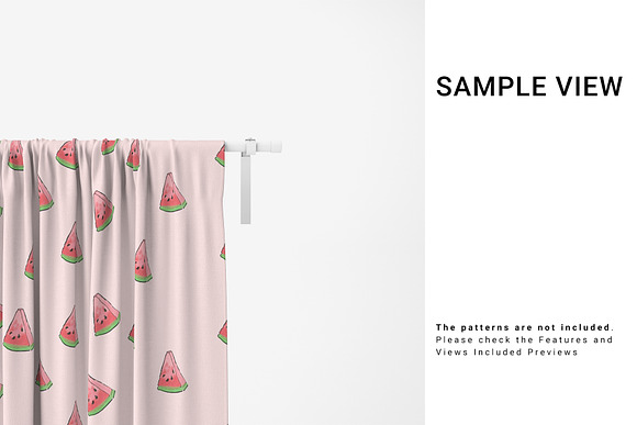 Curtains Close-up Bundle in Product Mockups - product preview 20