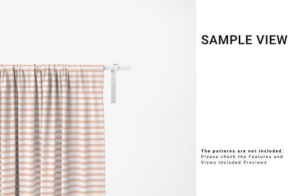 Curtains Close-up Bundle in Product Mockups - product preview 21
