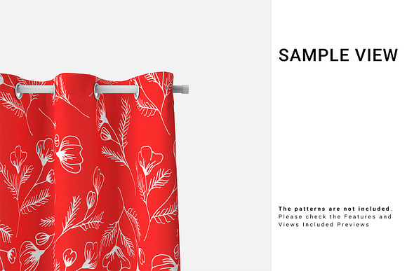 Curtains Close-up Bundle in Product Mockups - product preview 23