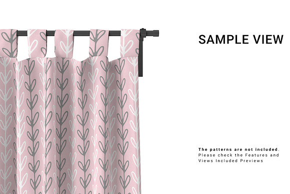Curtains Close-up Bundle in Product Mockups - product preview 25