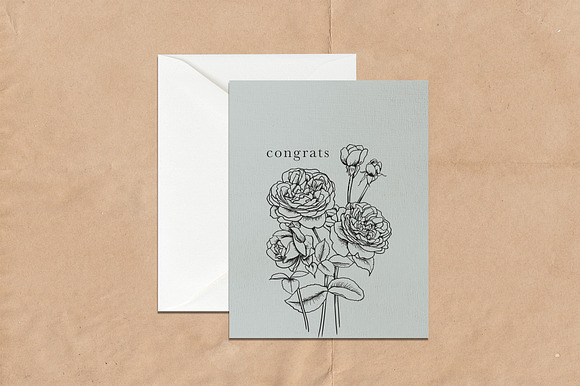 Greeting Card Mockup in Mockup Templates - product preview 2