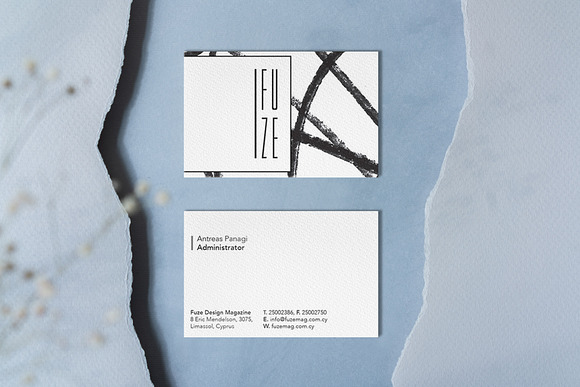 Business Card Mock-Up in Branding Mockups - product preview 3