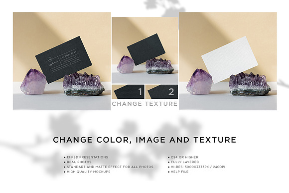 Business Card Mock-Up in Branding Mockups - product preview 5