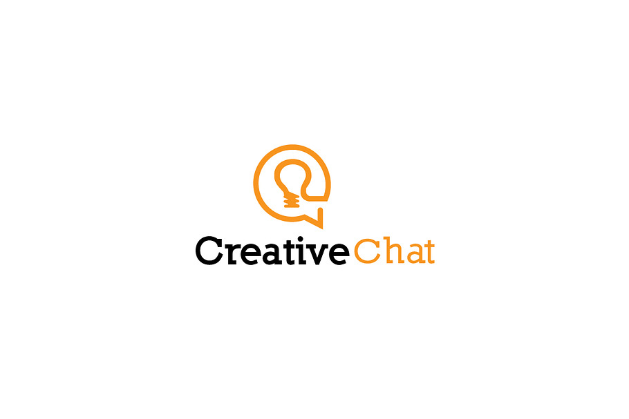 Creative Chat Logo Template in Logo Templates - product preview 8