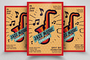 Jazz Music Night Flyer