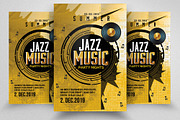 Jazz Music Party Flyer Template