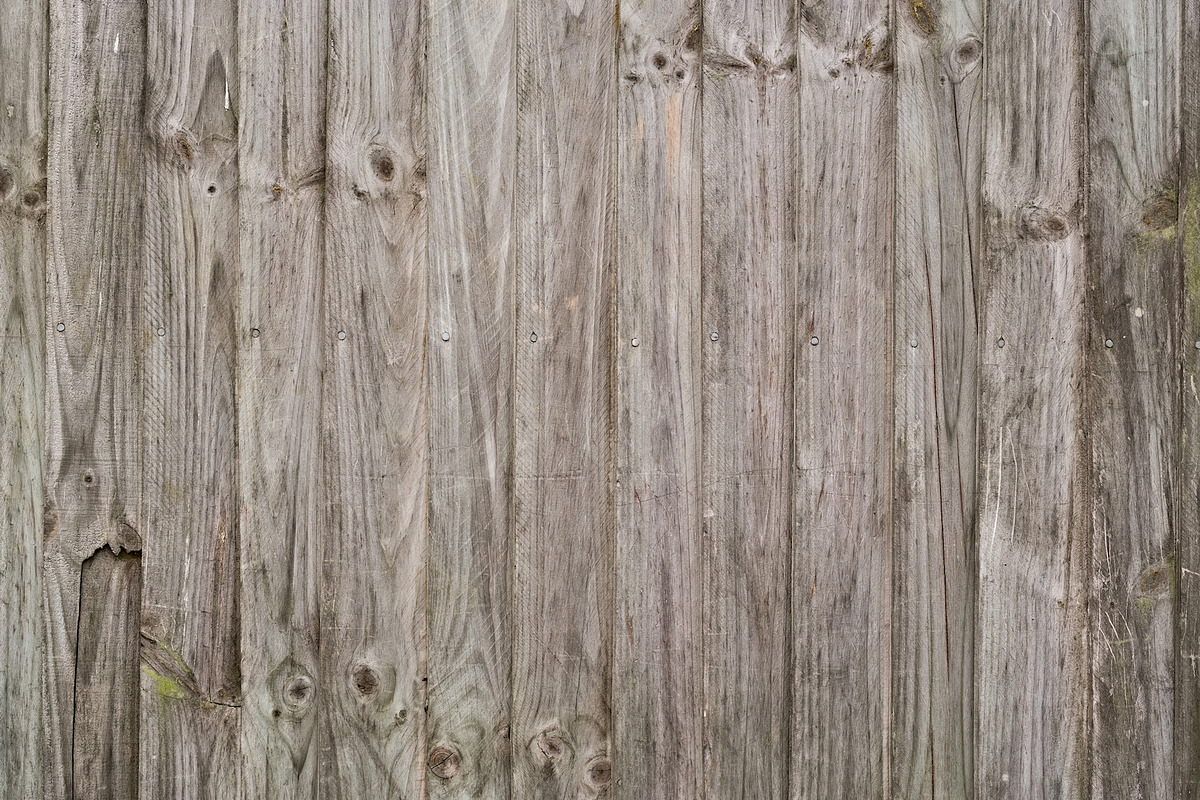 Broken vertical wood fence texture in Textures - product preview 8