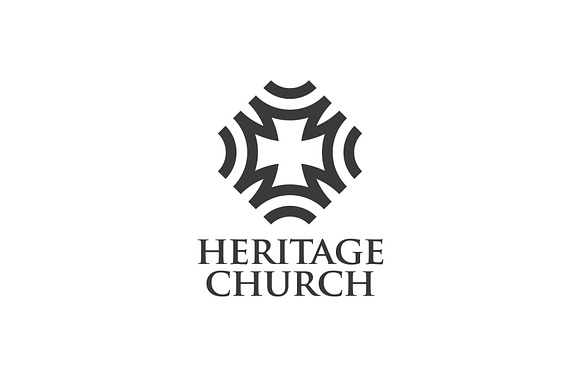 Heritage Church Logo in Logo Templates - product preview 1
