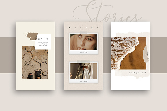 PS & Canva Amelie - Social Media in Instagram Templates - product preview 4