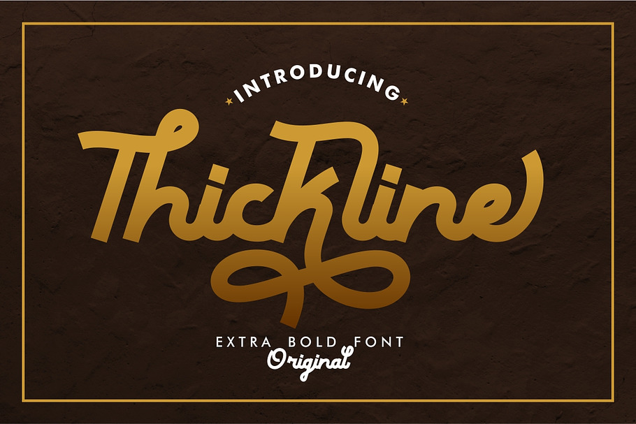 Thickline - Classic Bold Font in Fonts - product preview 8