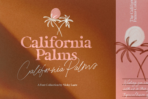 California Palms Fonts & Graphics