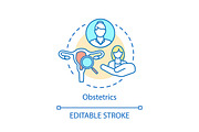 Obstetrics concept icon