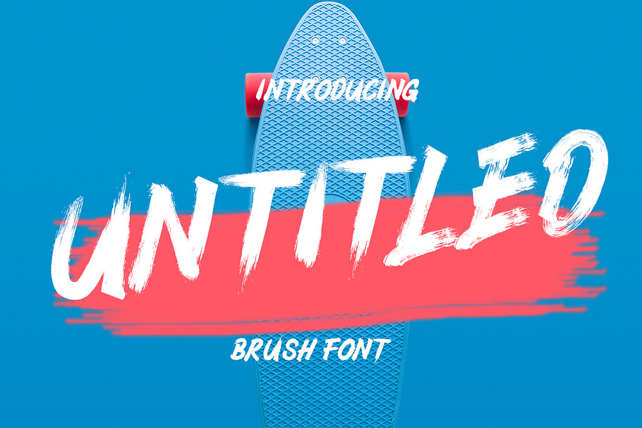 Untitled Brush Font in Display Fonts - product preview 8