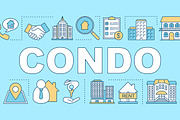 Condo word concepts banner