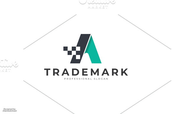Automotive A Letter Logo in Logo Templates - product preview 1