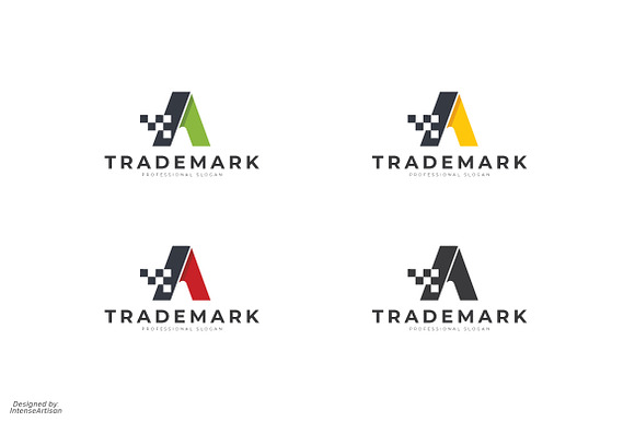 Automotive A Letter Logo in Logo Templates - product preview 2
