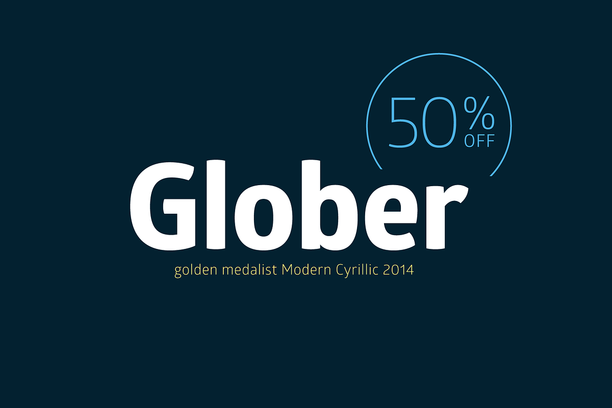 Glober Font Family in Sans-Serif Fonts - product preview 8