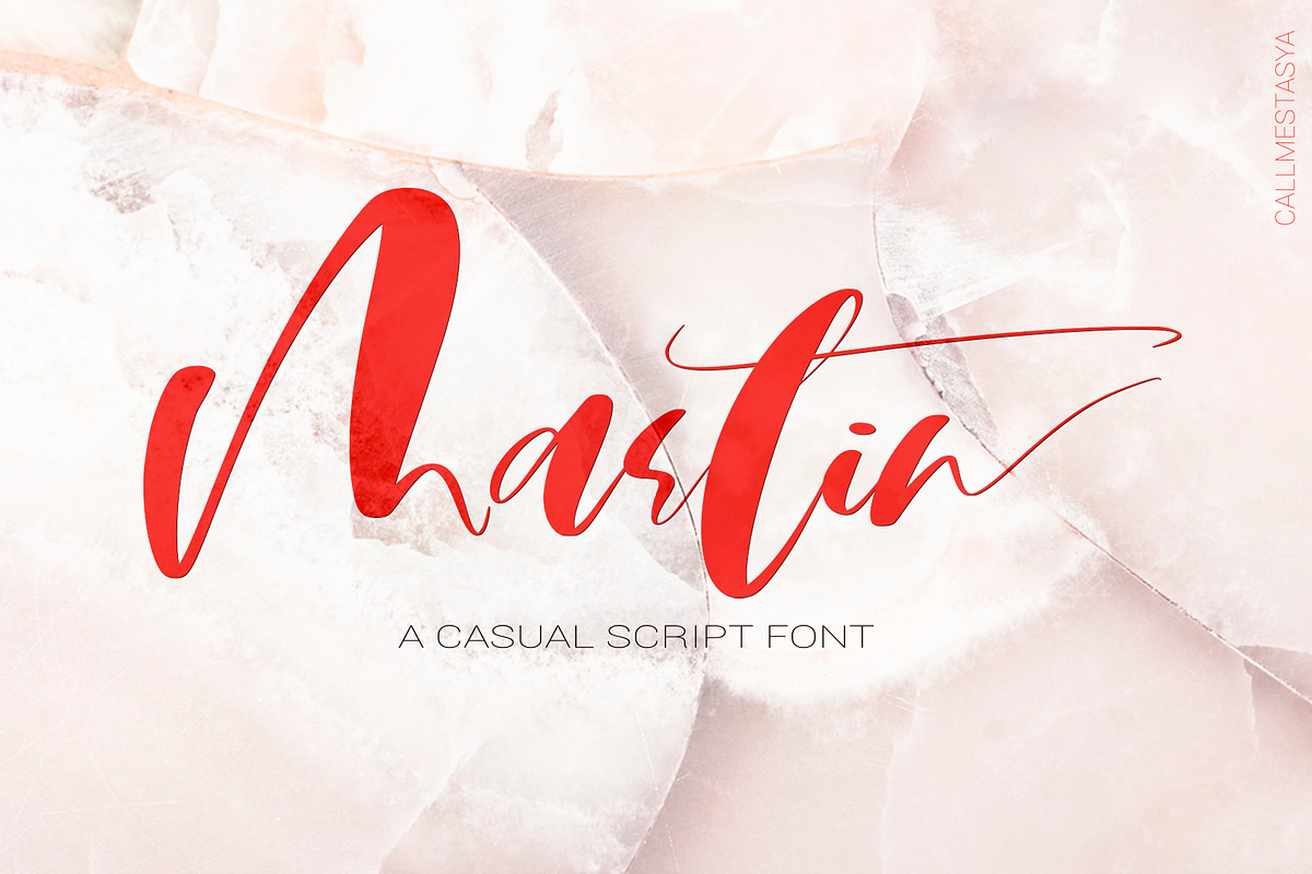 Martin Script Font in Script Fonts - product preview 8