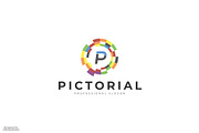 Pictorial P Letter Logo
