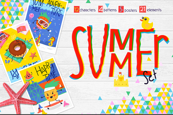 Summer Fun Illustrations in Illustrations - product preview 6