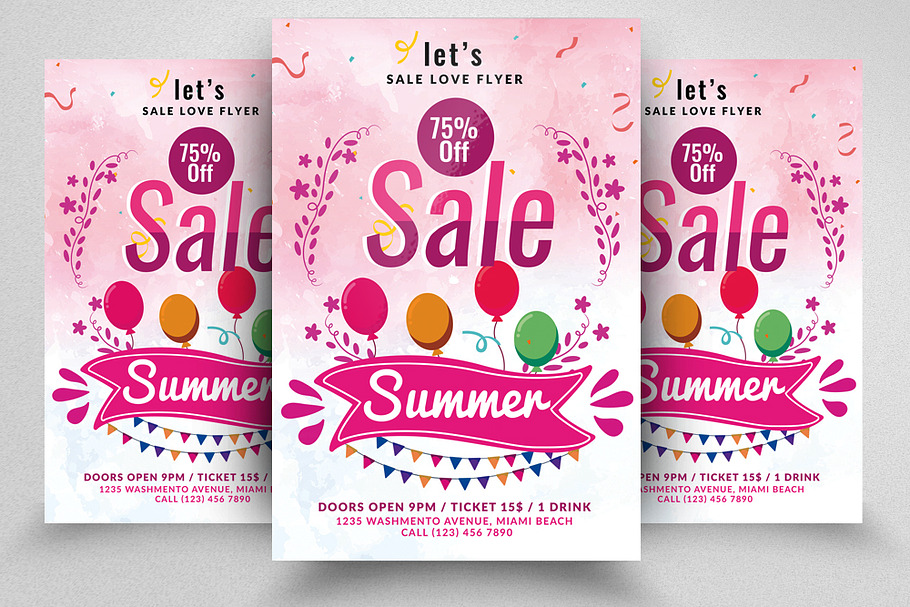 Summer Sale Offer Flyer