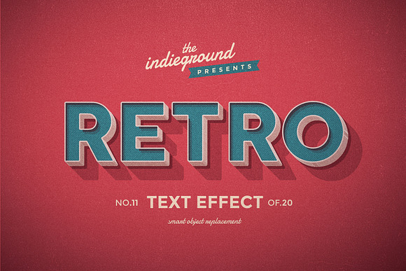 Retro Text Effects Vol.2 in Add-Ons - product preview 1