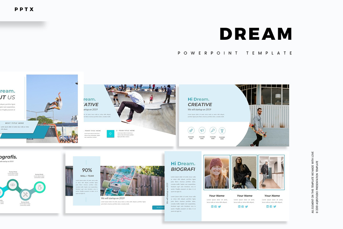 Dream - Powerpoint Template in PowerPoint Templates - product preview 8