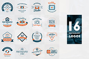 Set of 16 Photography Logos