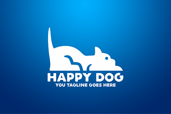 Happy Dog Logo in Logo Templates - product preview 2