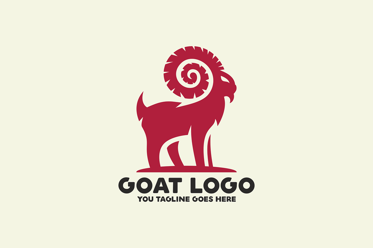 Goat Logo in Logo Templates - product preview 8
