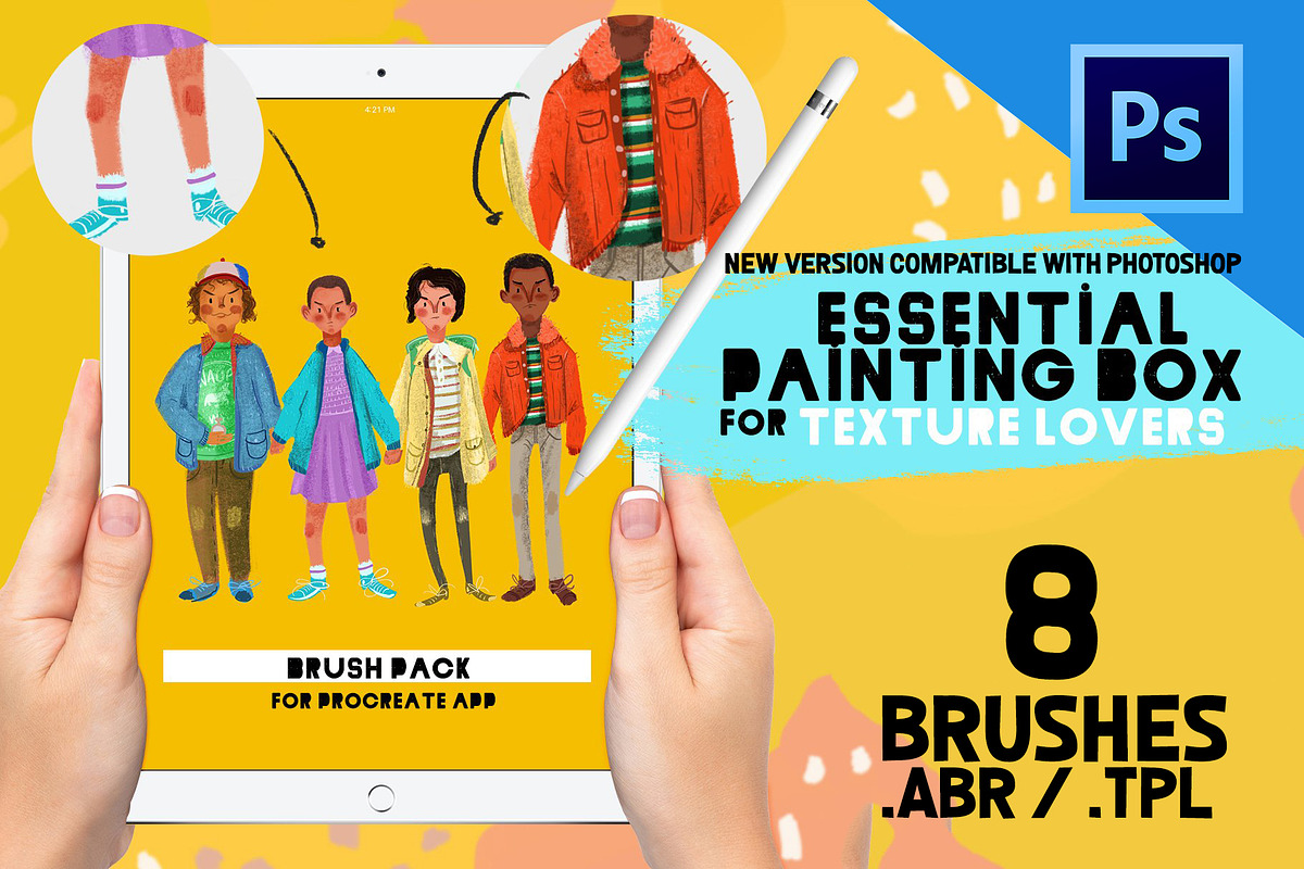 Essential Painting Box Photoshop in Add-Ons - product preview 8