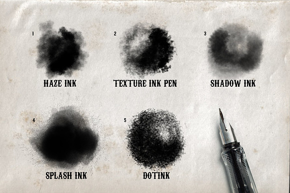 Real Ink Brushes for Photoshop in Add-Ons - product preview 1