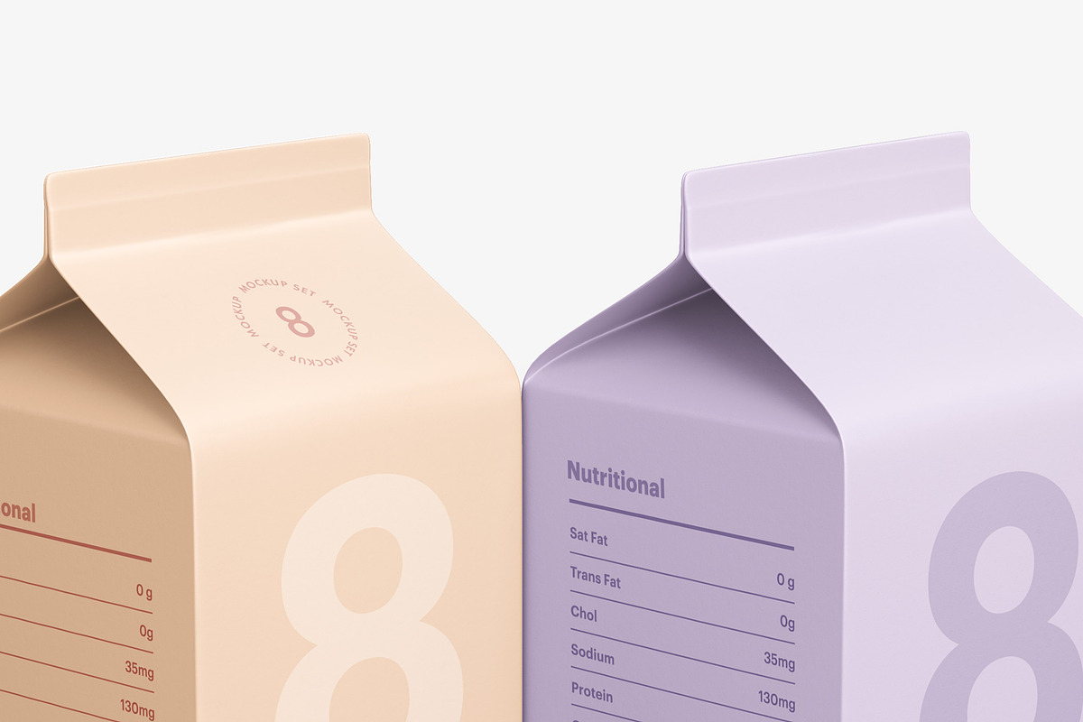 Milk Carton Mockup in Product Mockups - product preview 8