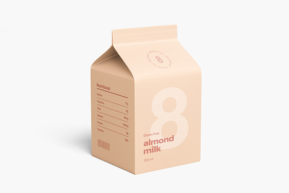 Milk Carton Mockup in Product Mockups - product preview 1