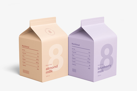 Milk Carton Mockup in Product Mockups - product preview 11