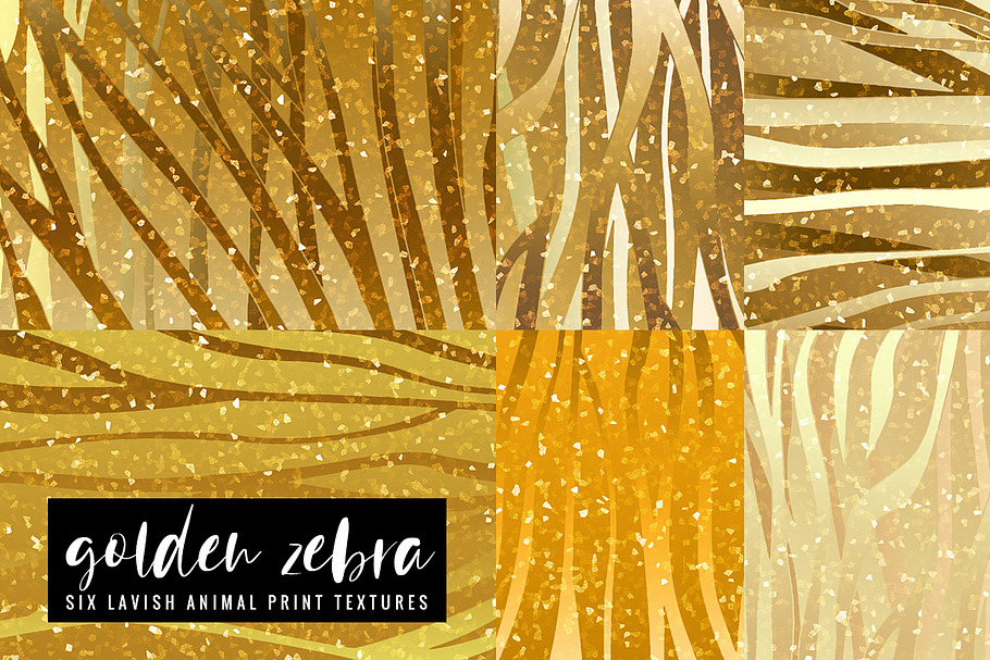Golden Zebra in Textures - product preview 8