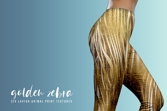 Golden Zebra in Textures - product preview 1