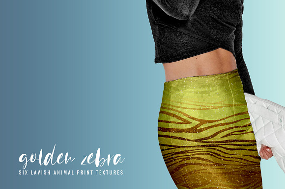 Golden Zebra in Textures - product preview 3