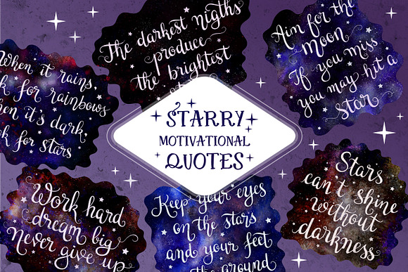 Starry Motivational Quotes in Instagram Templates - product preview 13