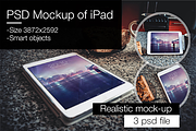 PSD Mockup of iPad