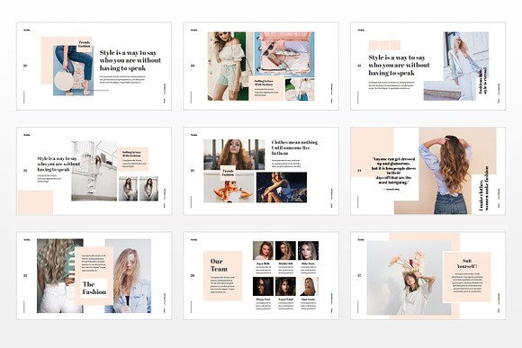 Alvilda Powerpoint Lookbook in PowerPoint Templates - product preview 6
