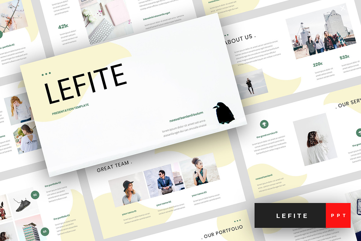 Lefite - Magazine PowerPoint in PowerPoint Templates - product preview 8