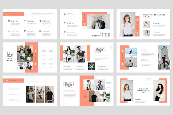 Liliana - Fashion PowerPoint in PowerPoint Templates - product preview 2