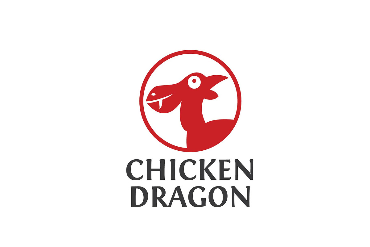 Chicken Dragon Logo in Logo Templates - product preview 8