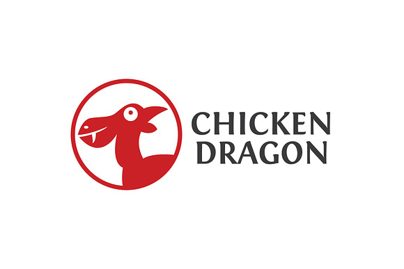 Chicken Dragon Logo in Logo Templates - product preview 1