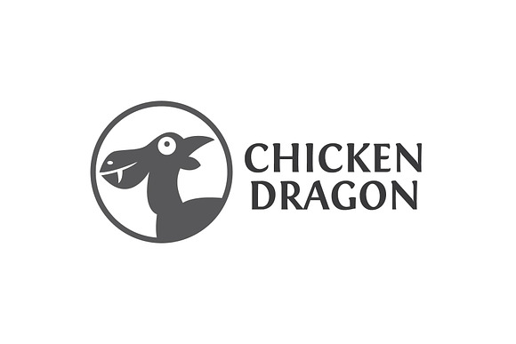 Chicken Dragon Logo in Logo Templates - product preview 2